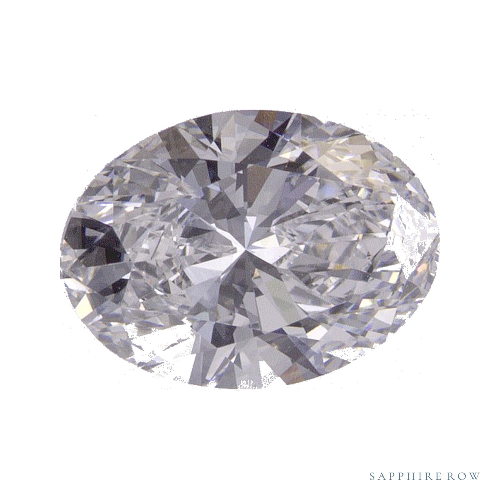 1.58 ct lab-grown diamond, oval cut | Sapphire Row · cut4
