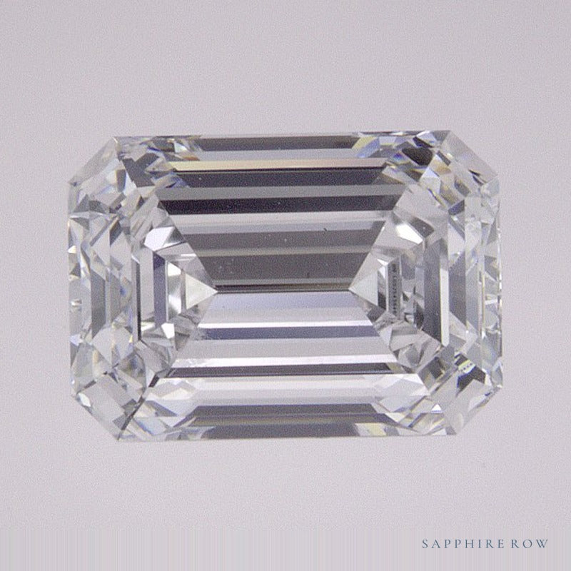 1.58 ct lab-grown diamond, emerald cut | Sapphire Row · cut6
