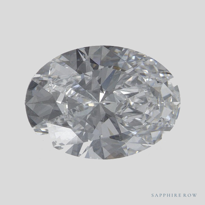 1.58 ct lab-grown diamond, oval cut | Sapphire Row · cut4 · cut5
