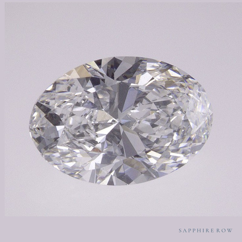 1.58 ct lab-grown diamond, oval cut | Sapphire Row · cut5