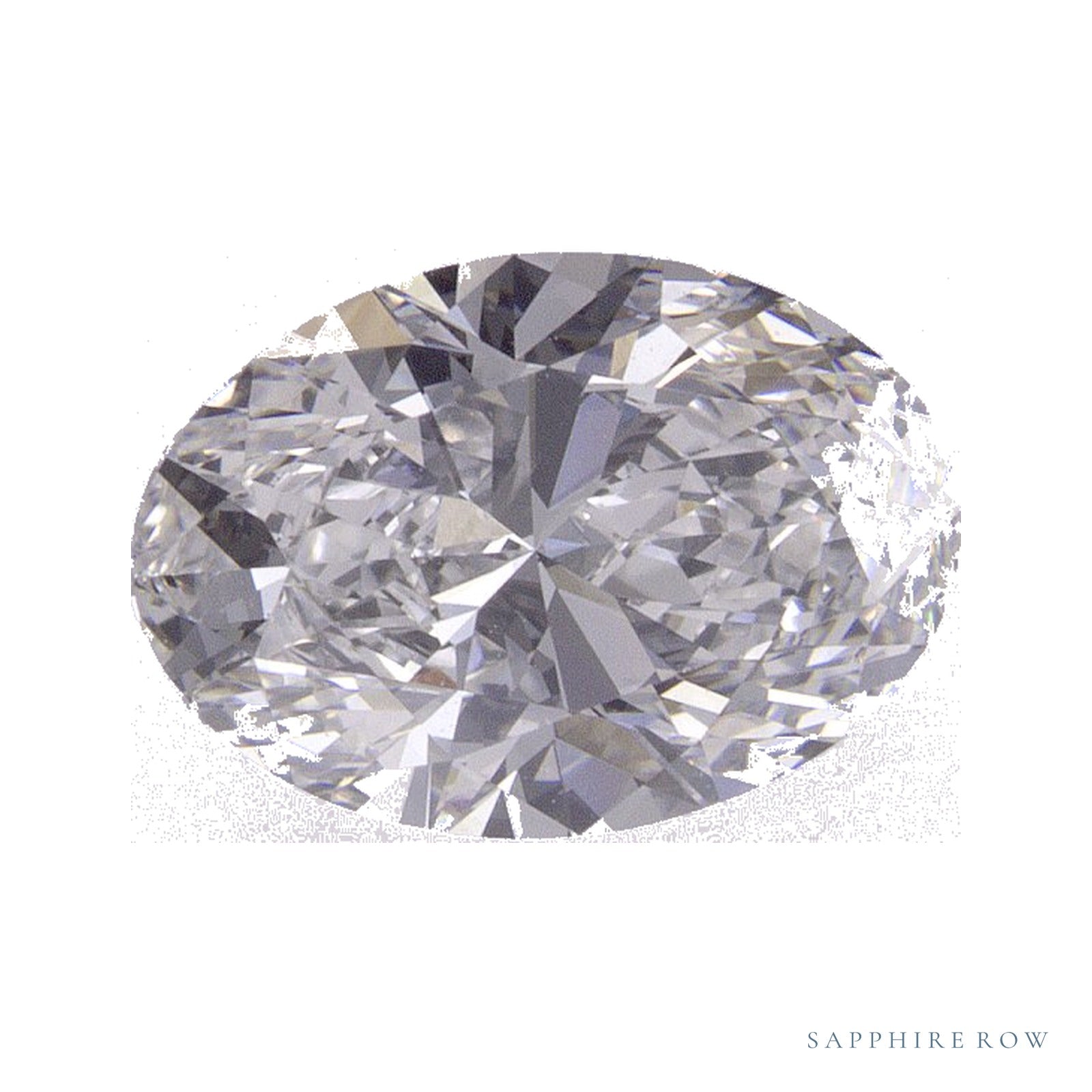 1.58 ct lab-grown diamond, oval cut | Sapphire Row · cut4