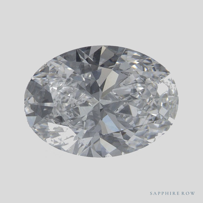 1.58 ct lab-grown diamond, oval cut | Sapphire Row · cut4 · cut5