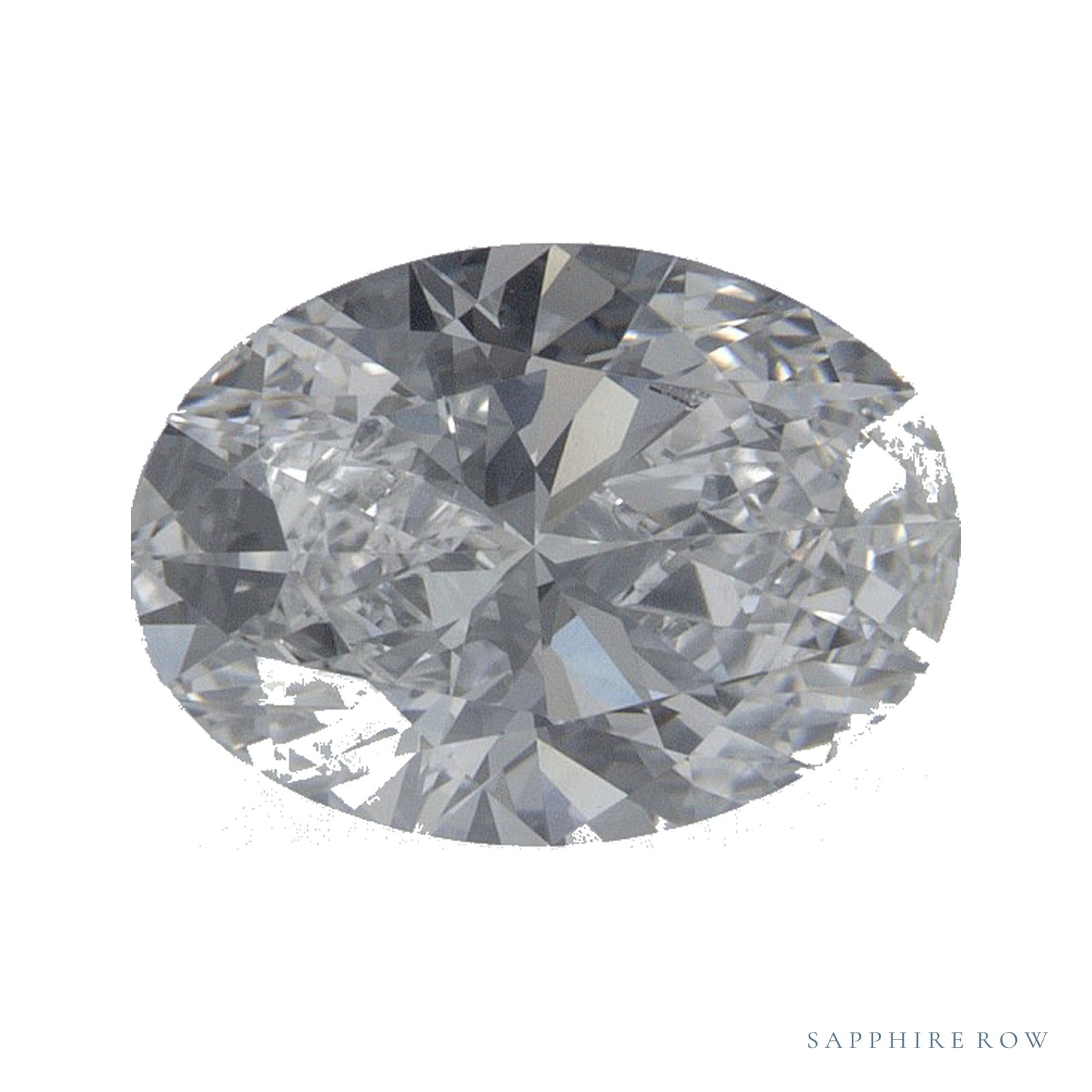 1.58 ct lab-grown diamond, oval cut | Sapphire Row · cut4
