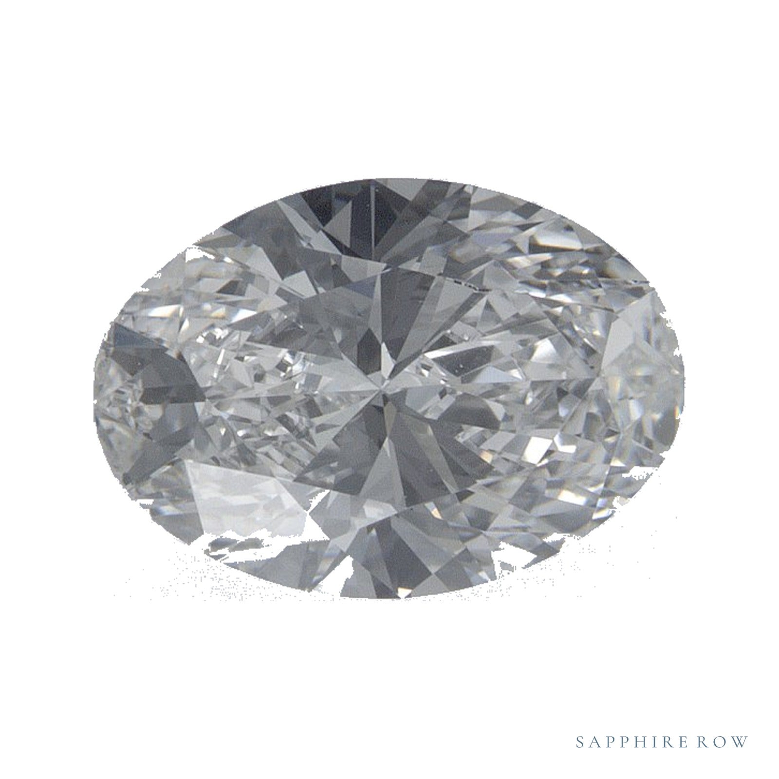 1.58 ct lab-grown diamond, oval cut | Sapphire Row · cut4