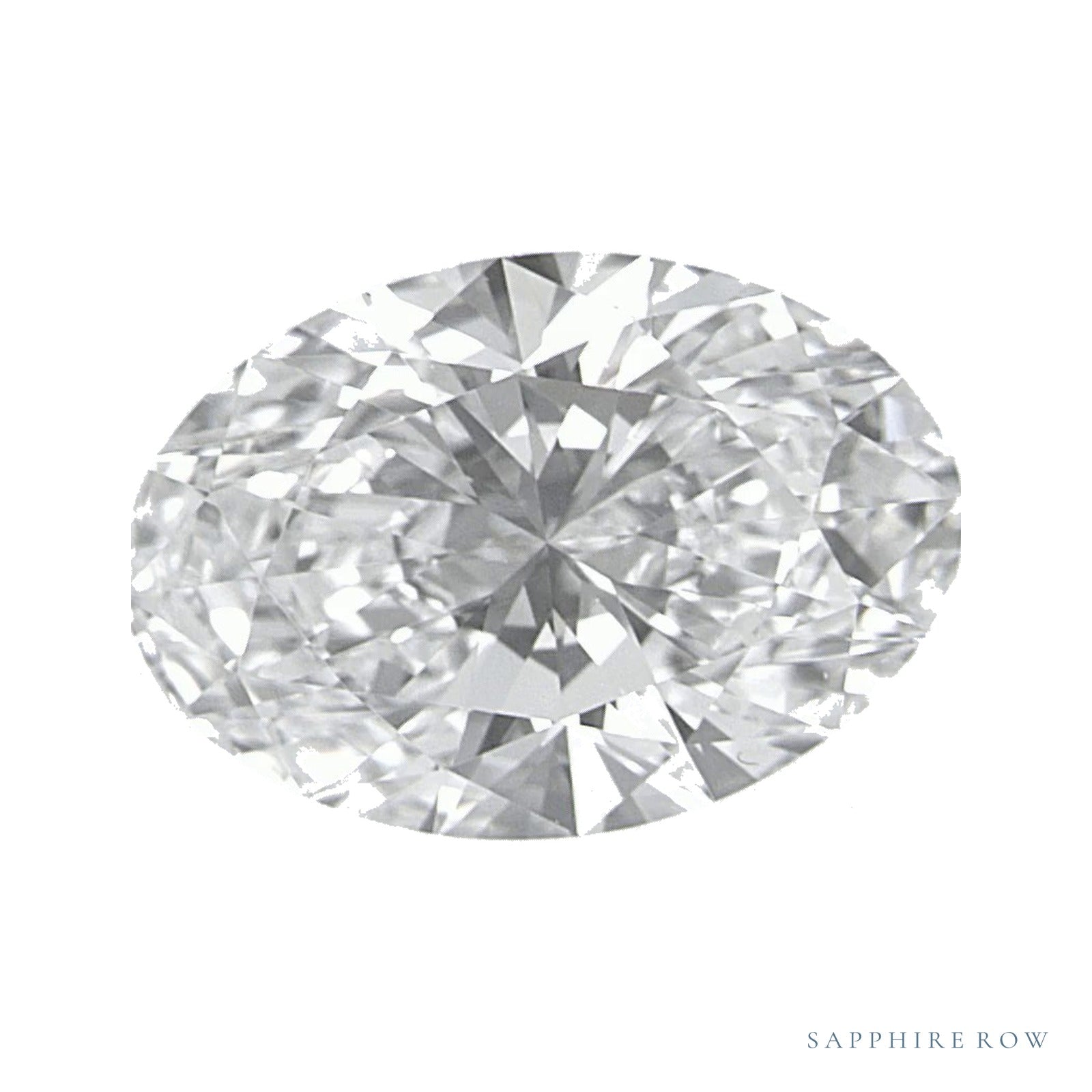 1.58 ct lab-grown diamond, oval cut | Sapphire Row · cut4