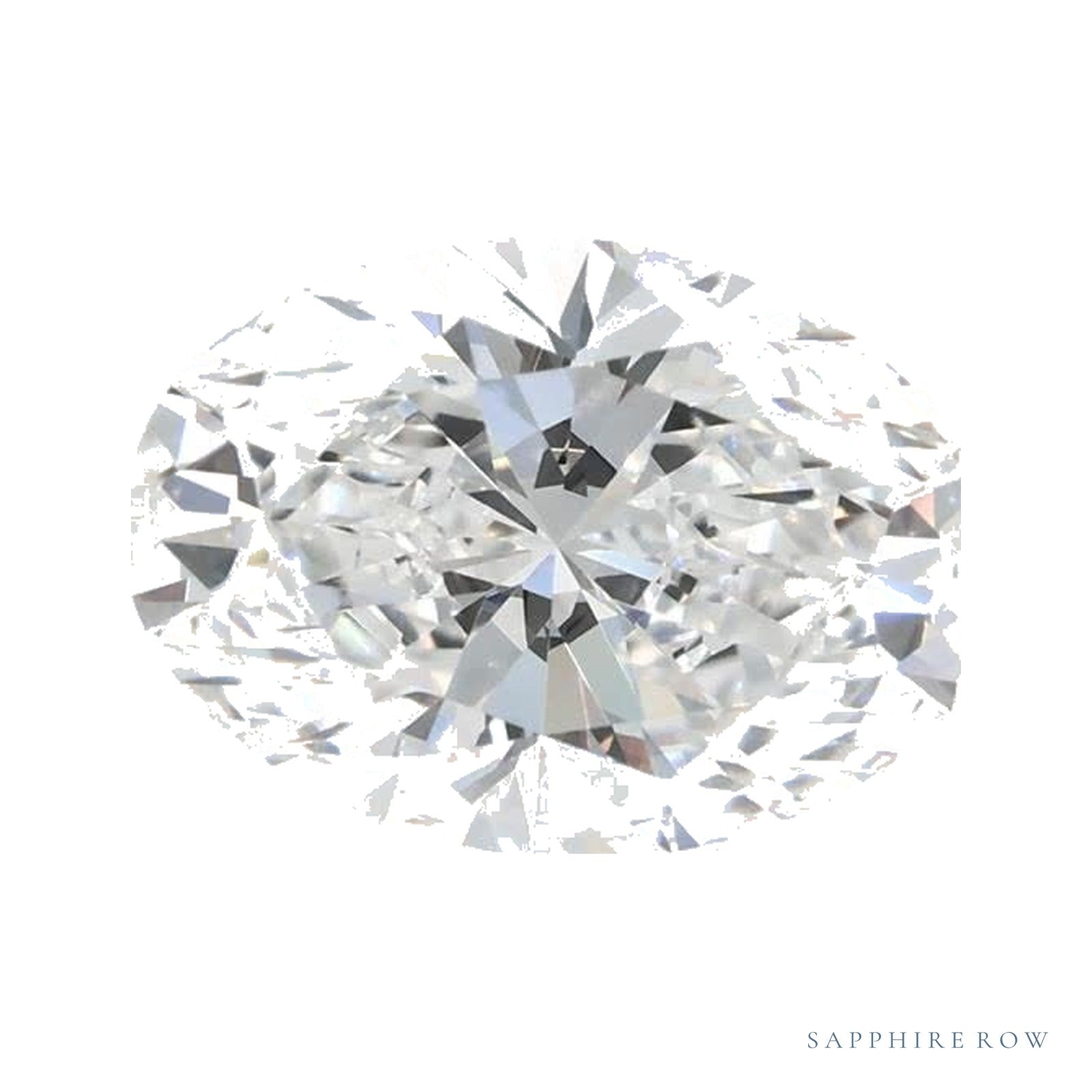 1.57 ct lab-grown diamond, oval cut | Sapphire Row · cut4