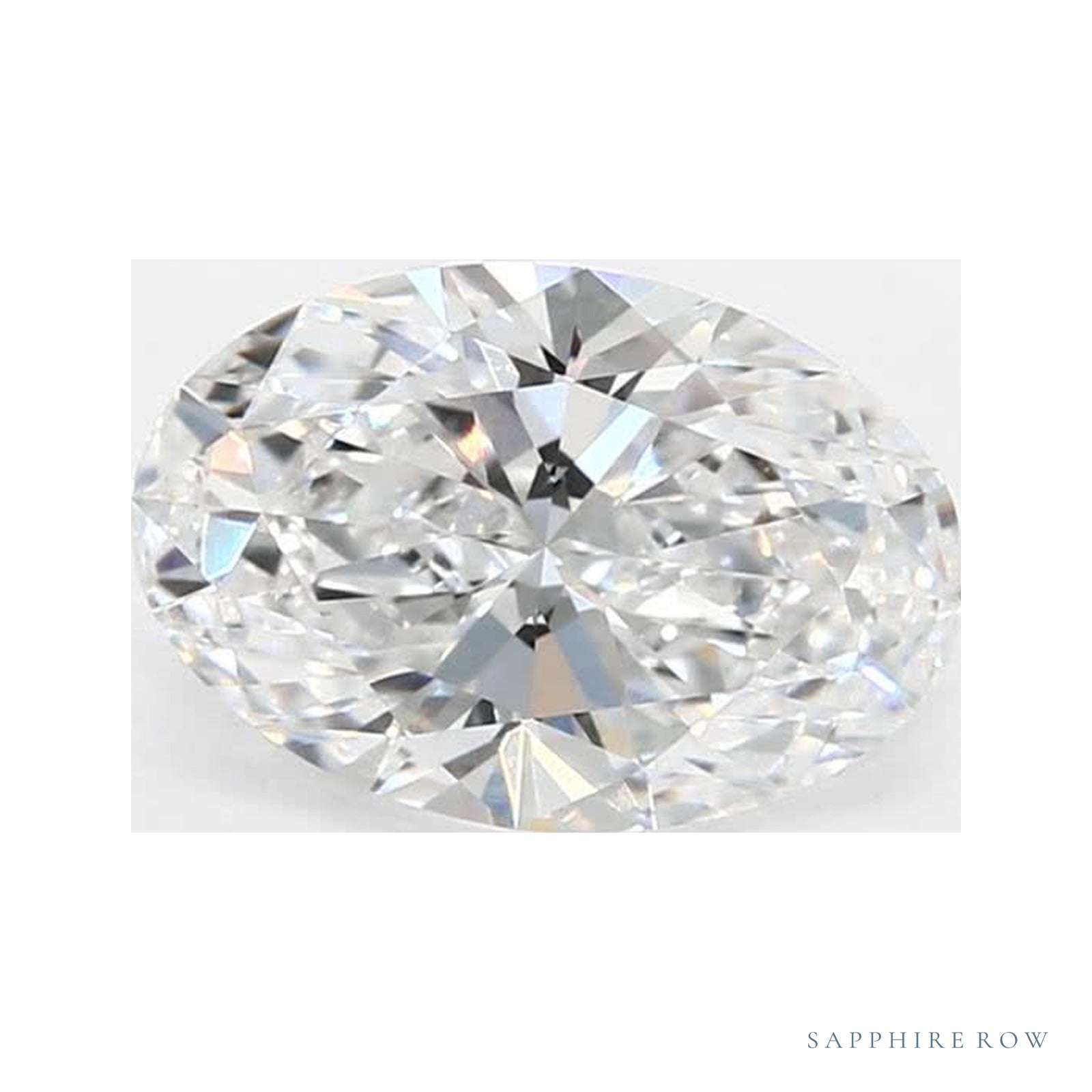 1.57 ct lab-grown diamond, oval cut | Sapphire Row · cut4