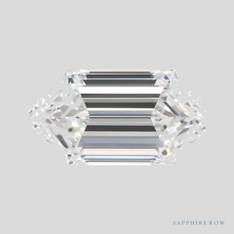 1.57 ct lab-grown diamond, elongated hexagon cut | Sapphire Row · cut5