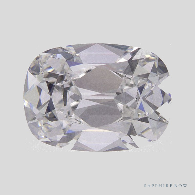 1.57 ct lab-grown diamond, elongated cushion cut | Sapphire Row · cut4 · cut5