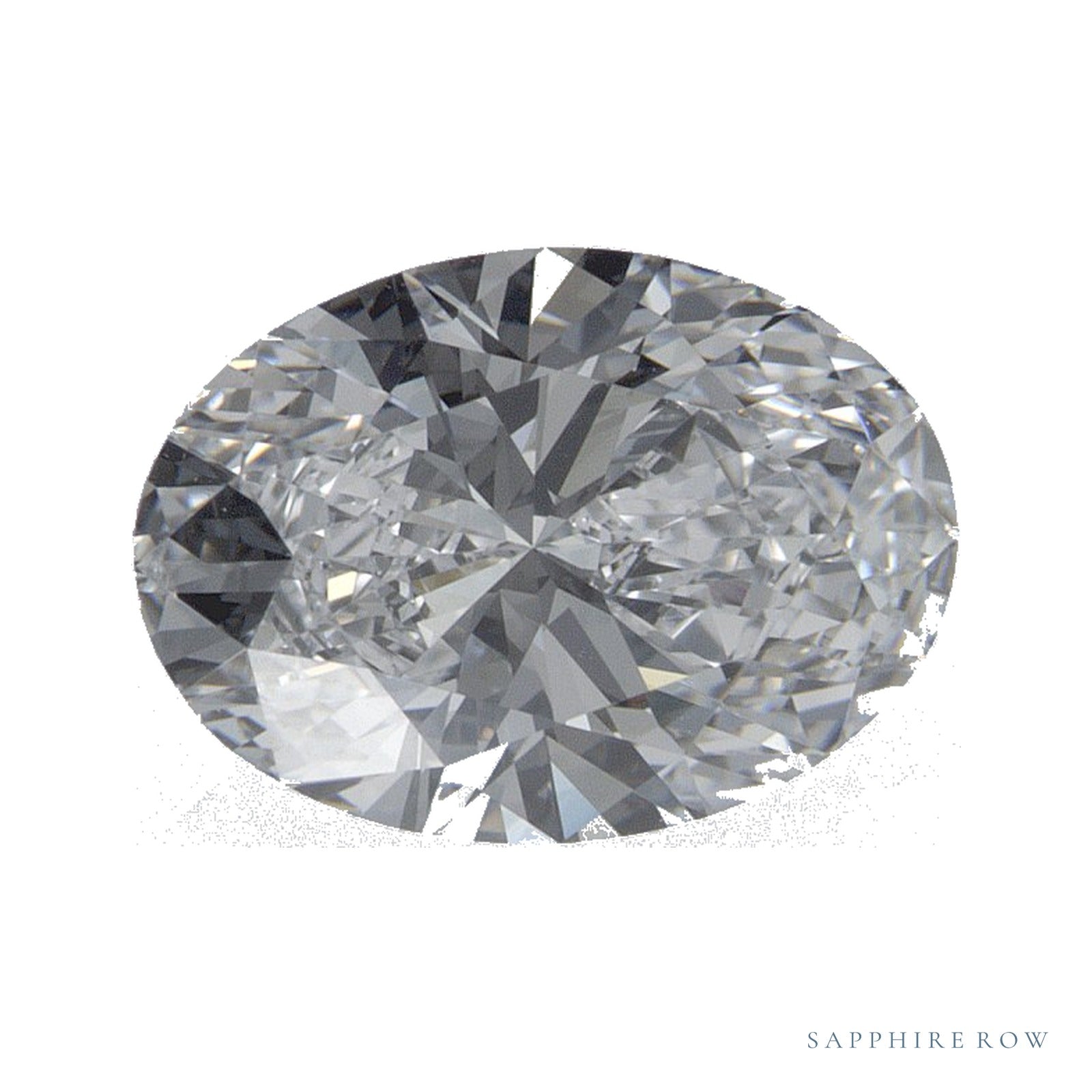 1.57 ct lab-grown diamond, oval cut | Sapphire Row · cut4