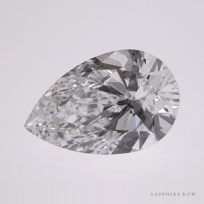 1.57 ct lab-grown diamond, pear cut | Sapphire Row · cut7
