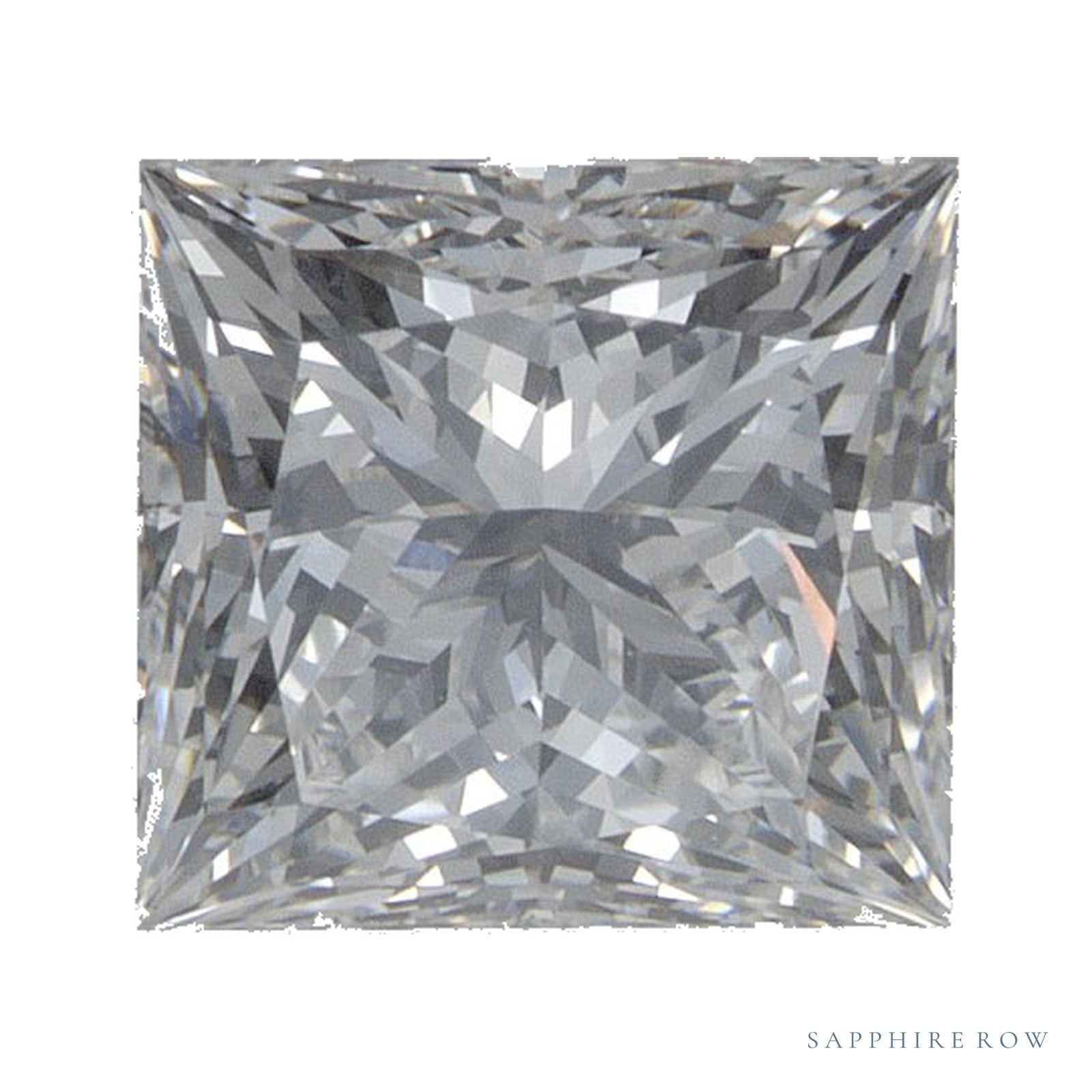 1.57 ct lab-grown diamond, square cut | Sapphire Row · cut4