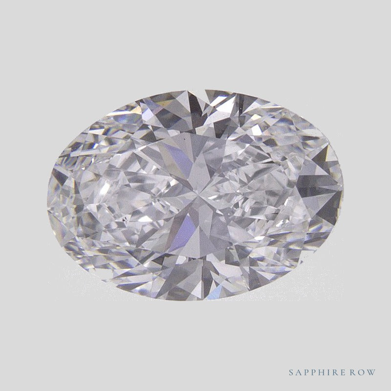 1.57 ct lab-grown diamond, oval cut | Sapphire Row · cut4 · cut5