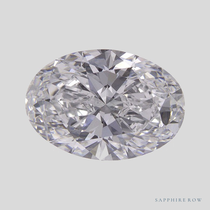 1.57 ct lab-grown diamond, oval cut | Sapphire Row · cut4 · cut5