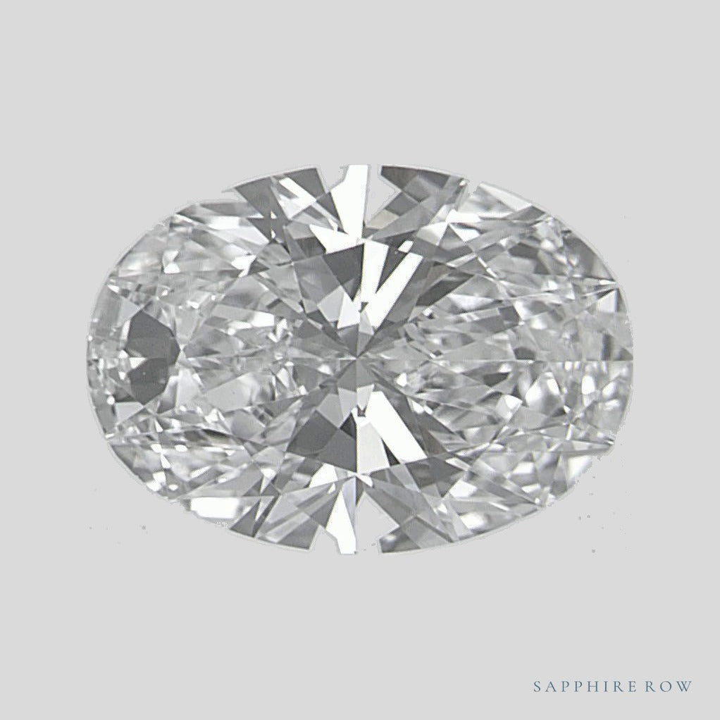 1.57 ct lab-grown diamond, oval cut | Sapphire Row · cut5