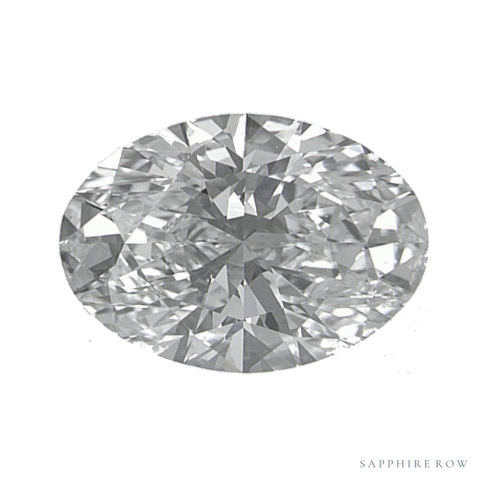 1.57 ct lab-grown diamond, oval cut | Sapphire Row · cut4