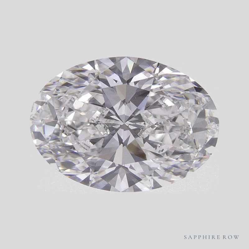 1.57 ct lab-grown diamond, oval cut | Sapphire Row · cut4 · cut5