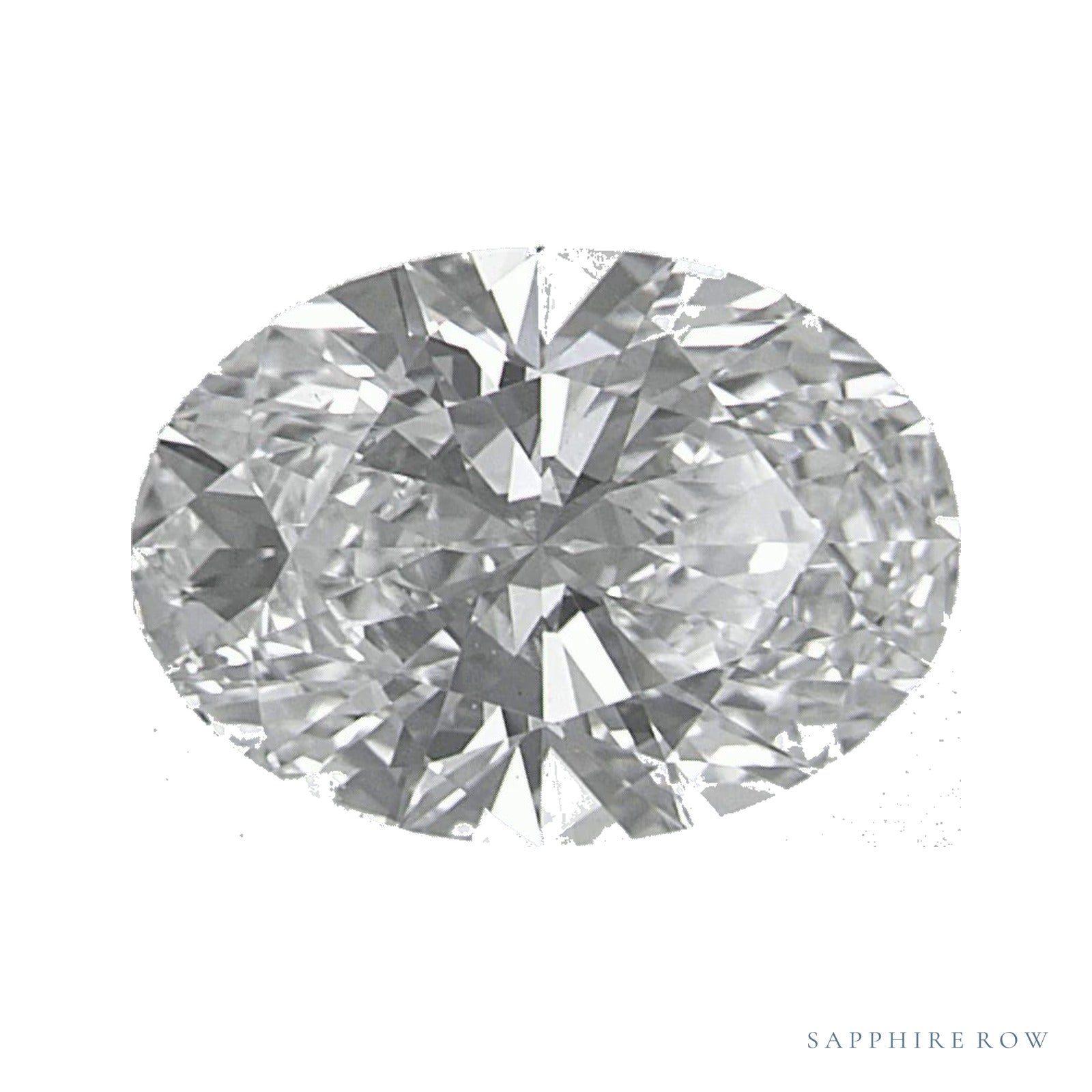 1.57 ct lab-grown diamond, oval cut | Sapphire Row · cut4