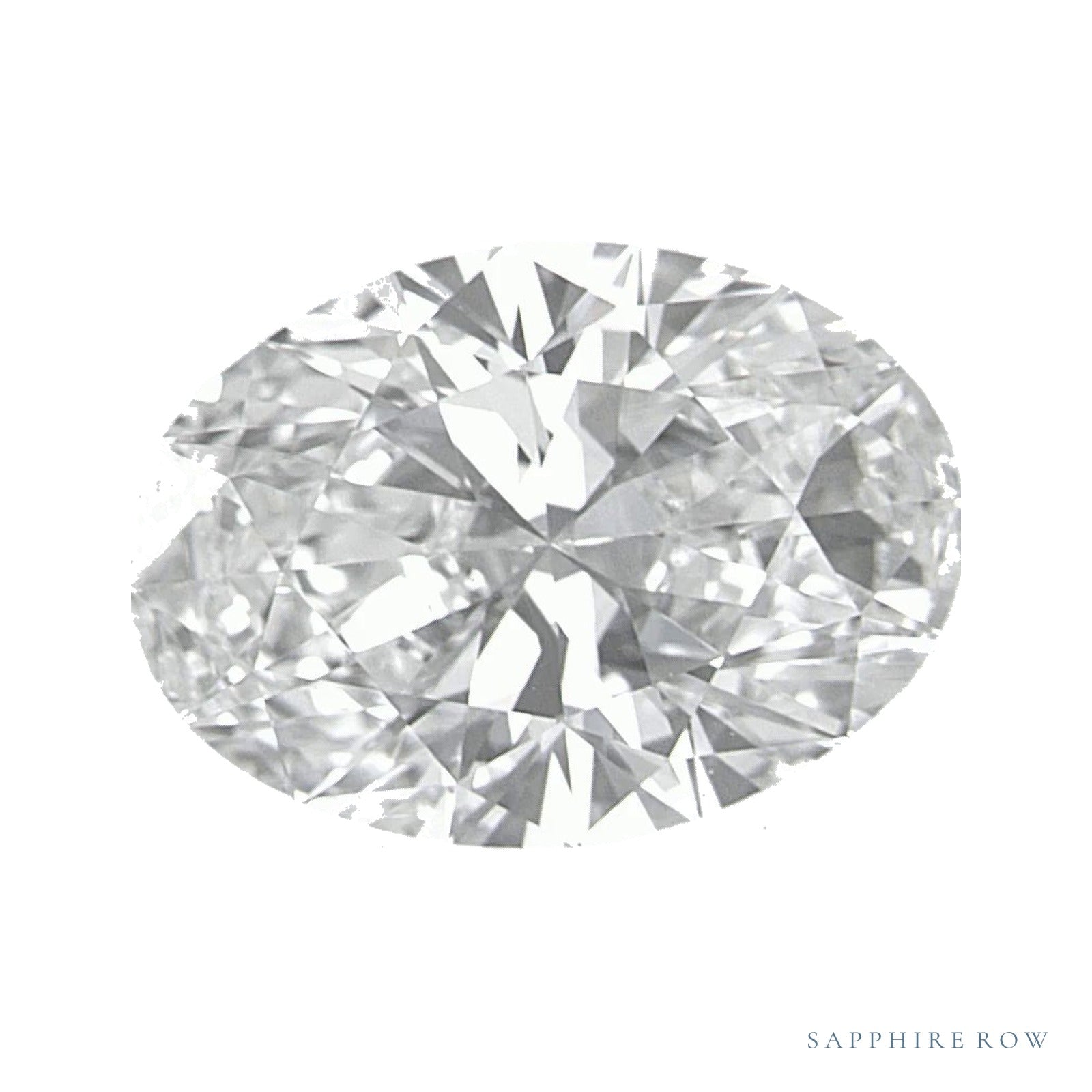 1.57 ct lab-grown diamond, oval cut | Sapphire Row · cut4