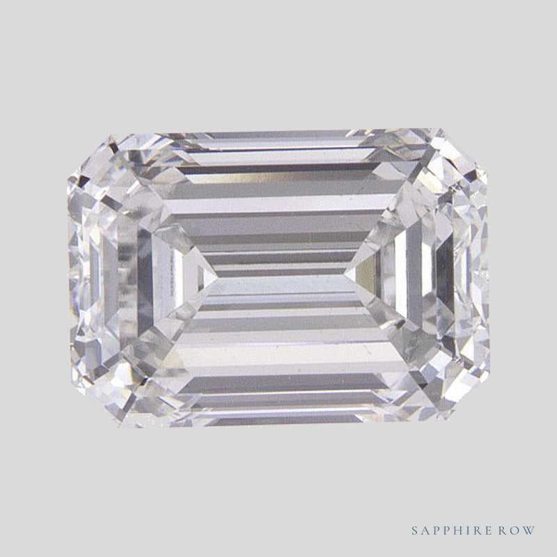 1.57 ct lab-grown diamond, emerald cut | Sapphire Row · cut4 · cut5