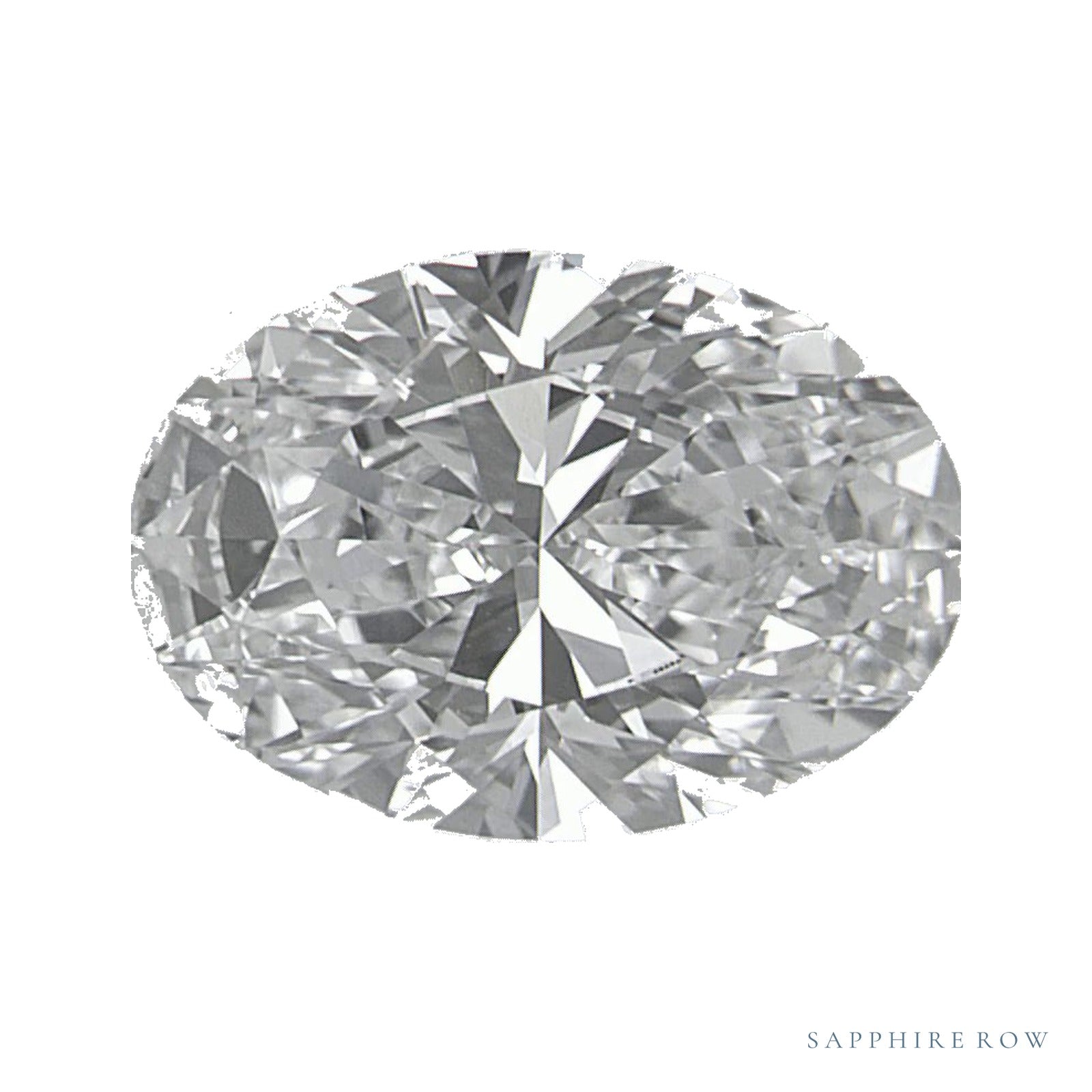 1.57 ct lab-grown diamond, oval cut | Sapphire Row · cut4