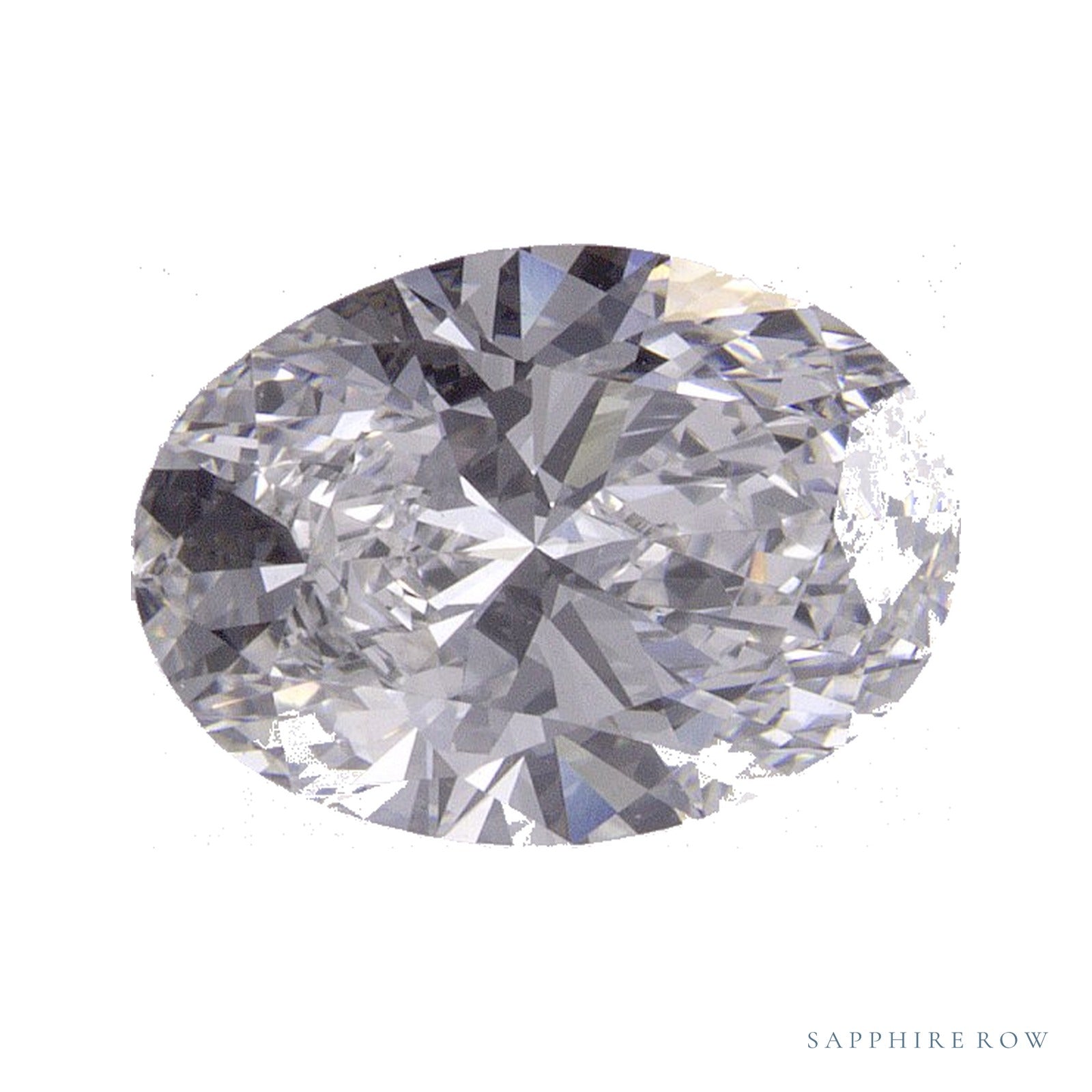 1.57 ct lab-grown diamond, oval cut | Sapphire Row · cut4