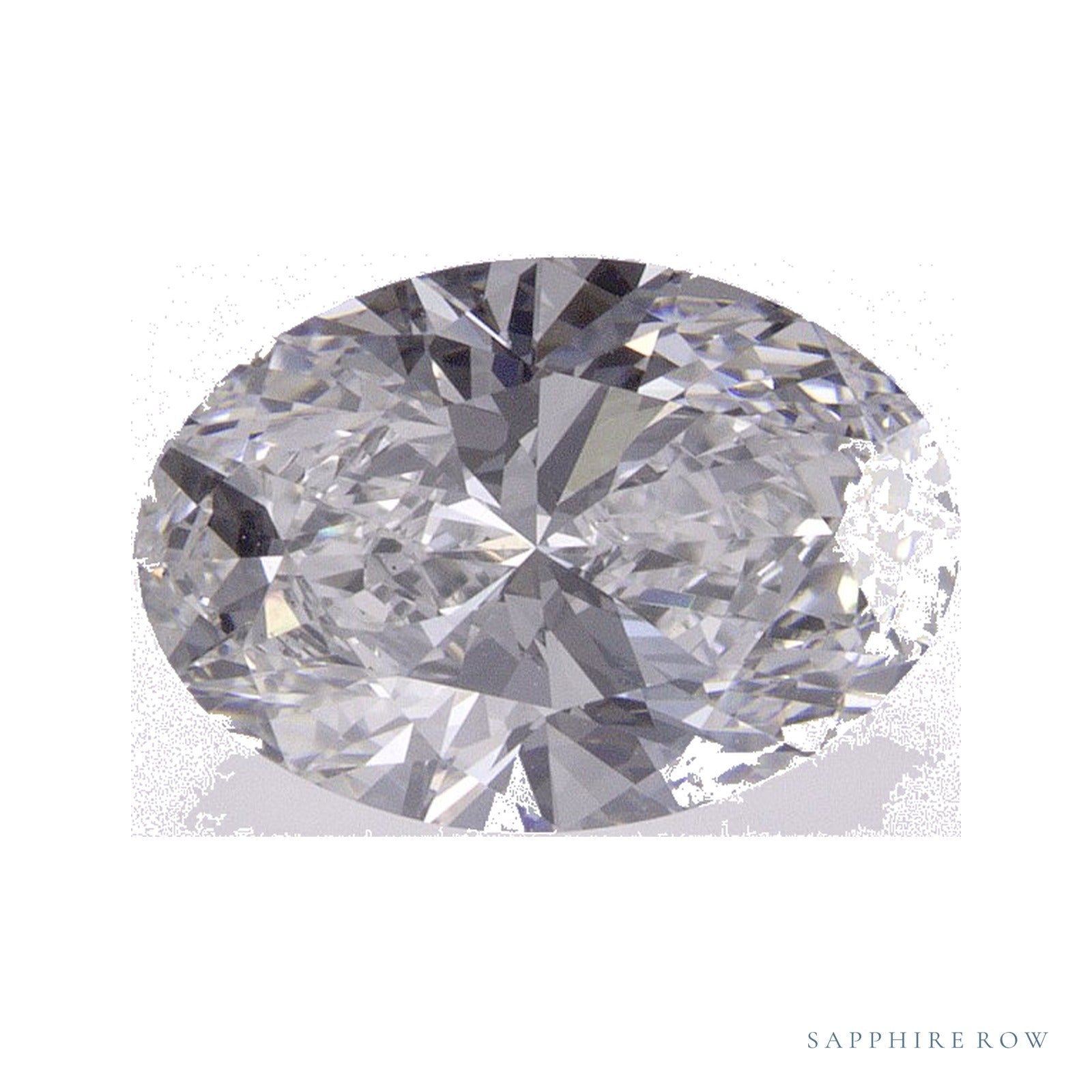 1.57 ct lab-grown diamond, oval cut | Sapphire Row · cut4
