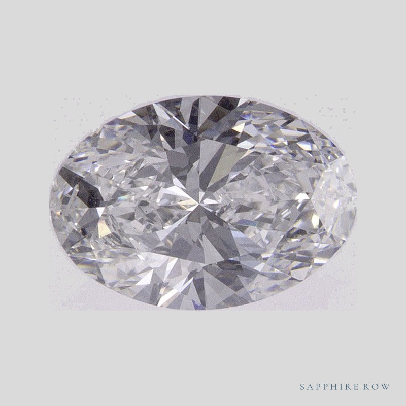 1.57 ct lab-grown diamond, oval cut | Sapphire Row · cut5