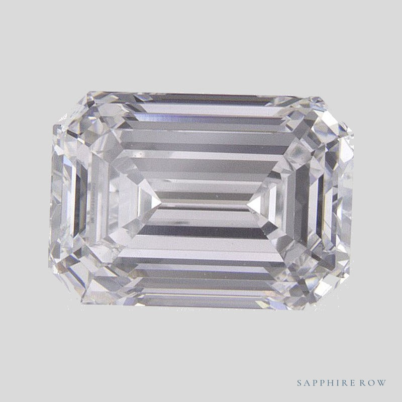 1.57 ct lab-grown diamond, emerald cut | Sapphire Row · cut4 · cut5