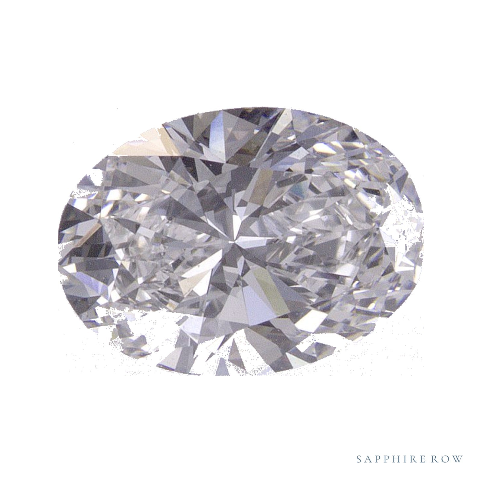 1.57 ct lab-grown diamond, oval cut | Sapphire Row · cut4