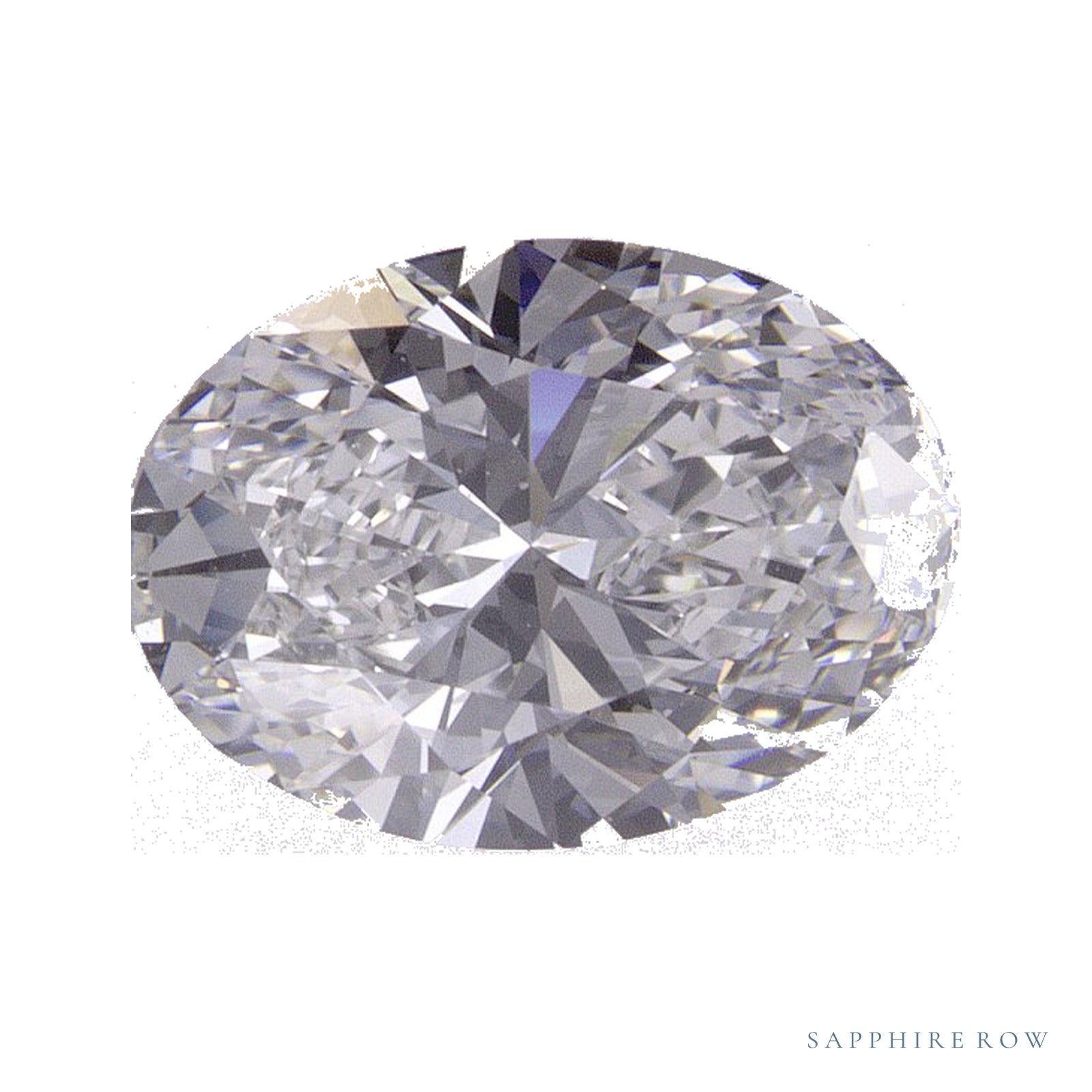 1.57 ct lab-grown diamond, oval cut | Sapphire Row · cut4