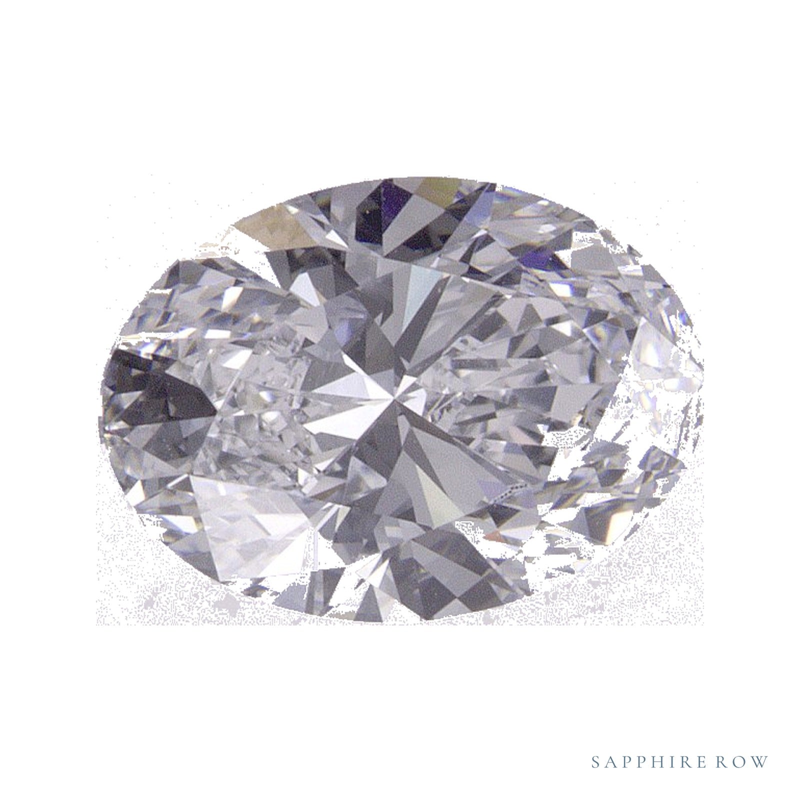 1.57 ct lab-grown diamond, oval cut | Sapphire Row · cut4
