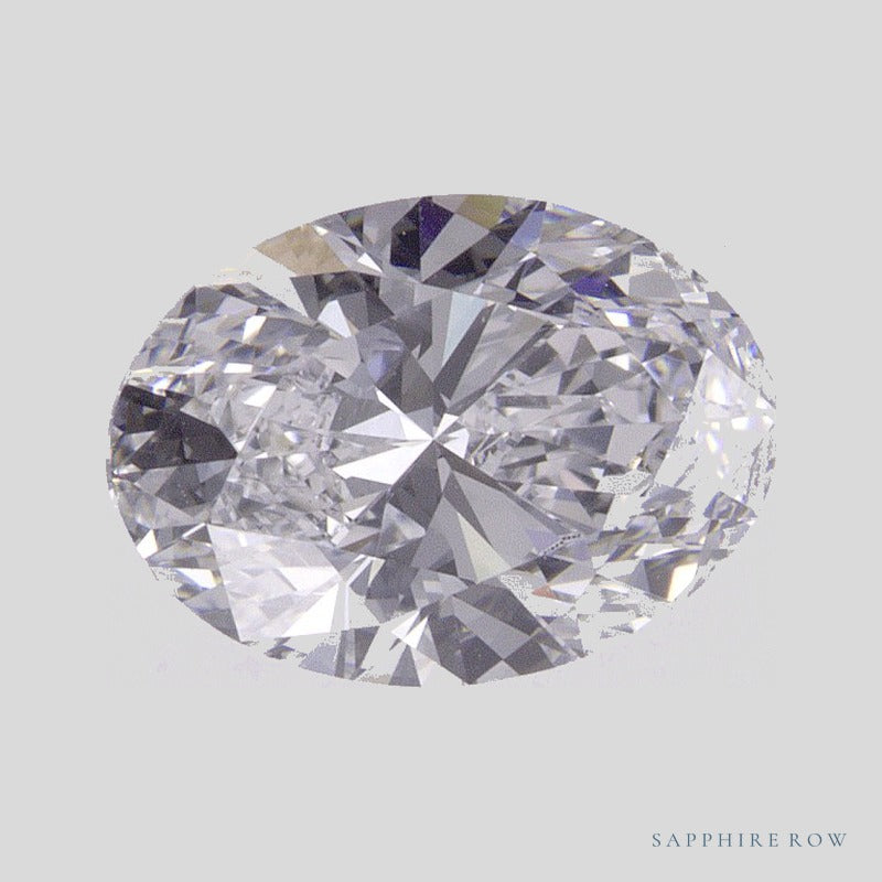 1.57 ct lab-grown diamond, oval cut | Sapphire Row · cut4 · cut5