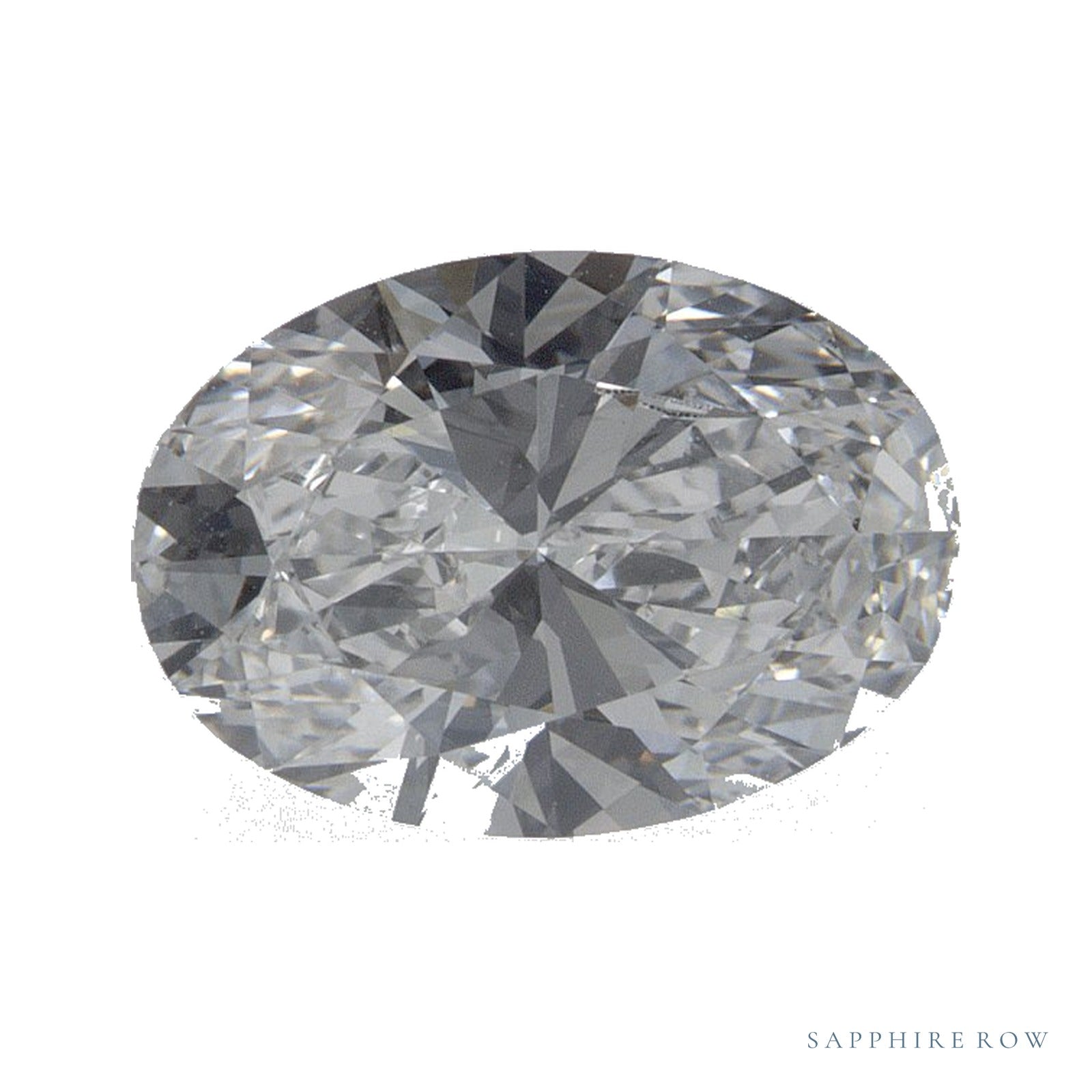 1.57 ct lab-grown diamond, oval cut | Sapphire Row · cut4