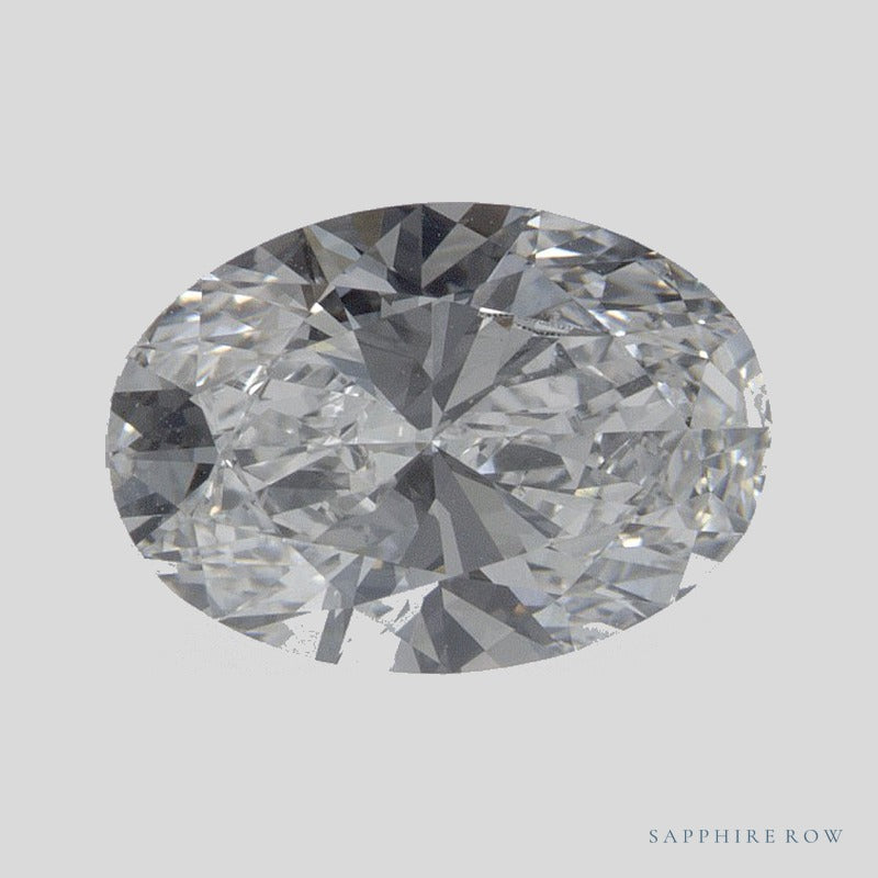 1.57 ct lab-grown diamond, oval cut | Sapphire Row · cut4 · cut5