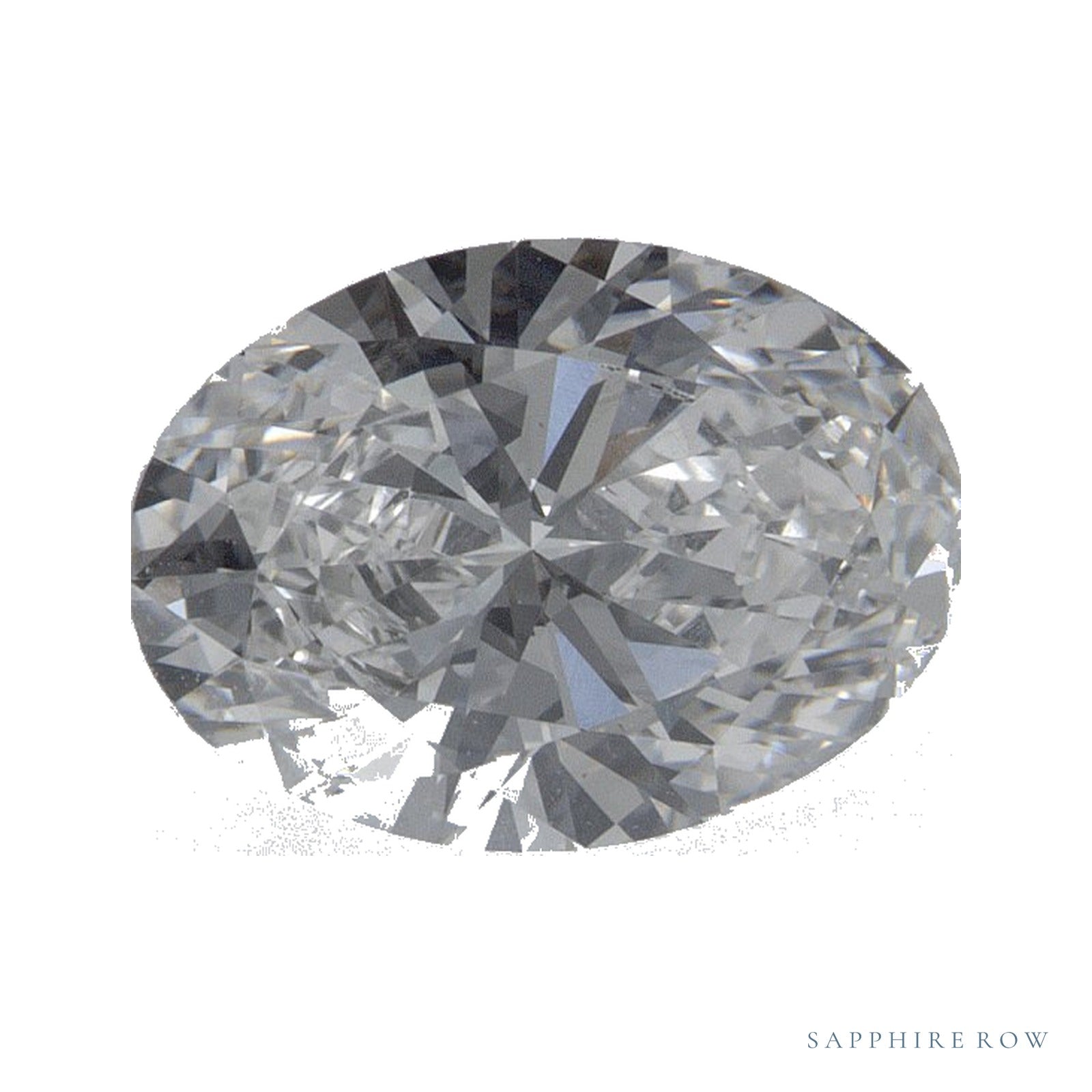 1.57 ct lab-grown diamond, oval cut | Sapphire Row · cut4
