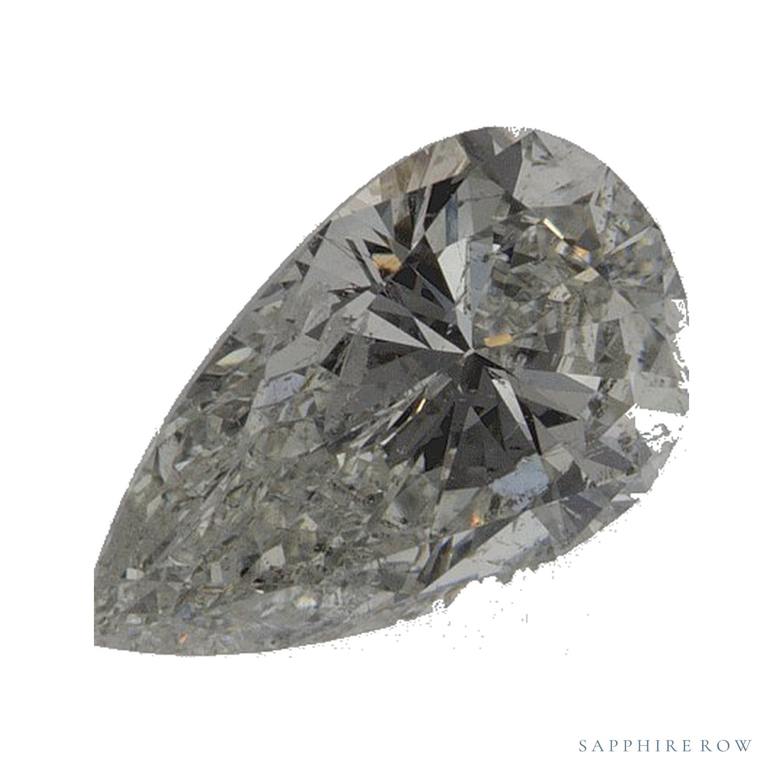 1.56 ct natural diamond, pear cut | Sapphire Row · cut4
