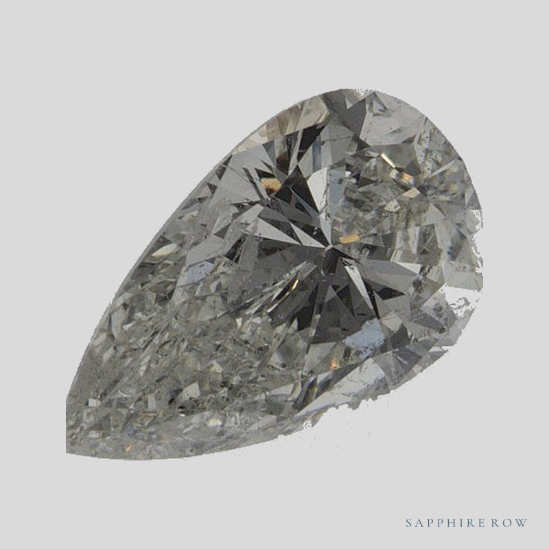 1.56 ct natural diamond, pear cut | Sapphire Row · cut4 · cut5