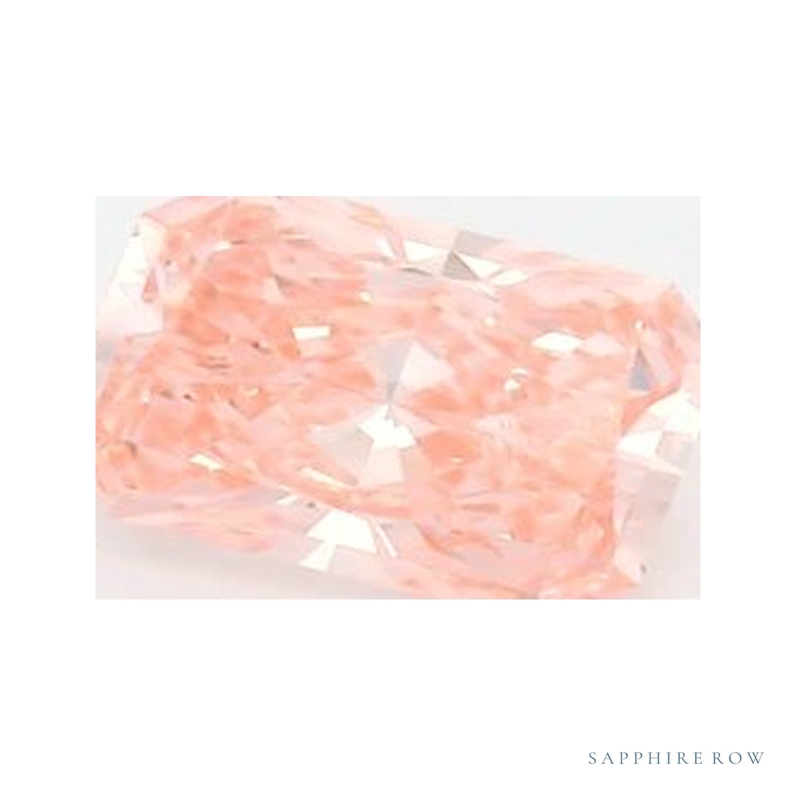 1.56 ct lab-grown fancy vivid pink diamond, radiant cut | Sapphire Row · cut4