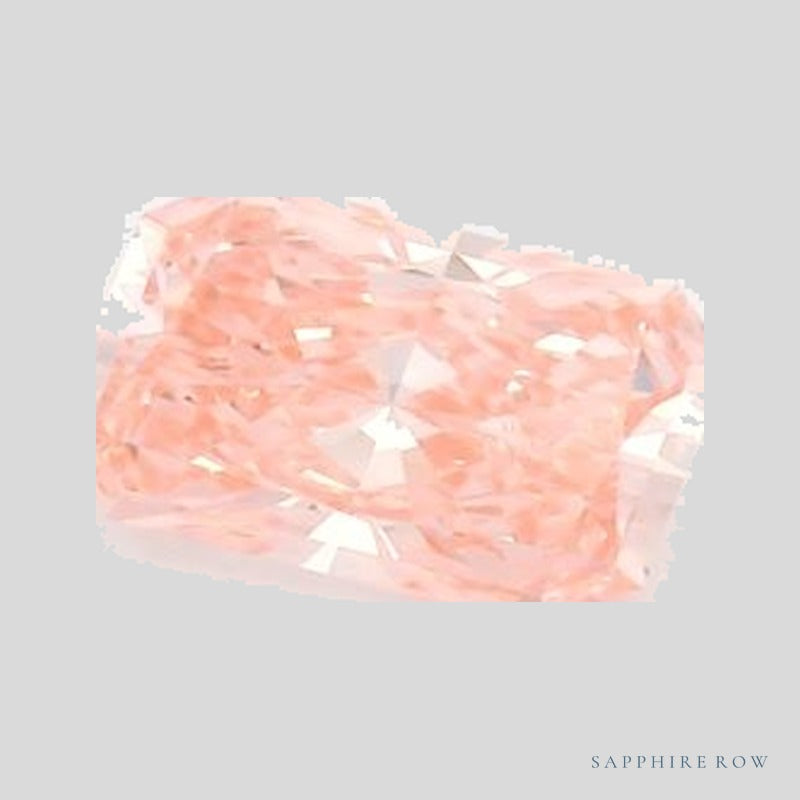 1.56 ct lab-grown fancy vivid pink diamond, radiant cut | Sapphire Row · cut5