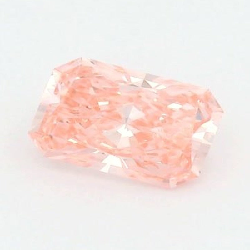 1.56 ct lab-grown fancy vivid pink diamond, radiant cut | Sapphire Row · cut7