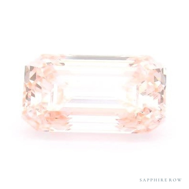 1.56 ct lab-grown fancy intense pink diamond, emerald cut | Sapphire Row · cut7