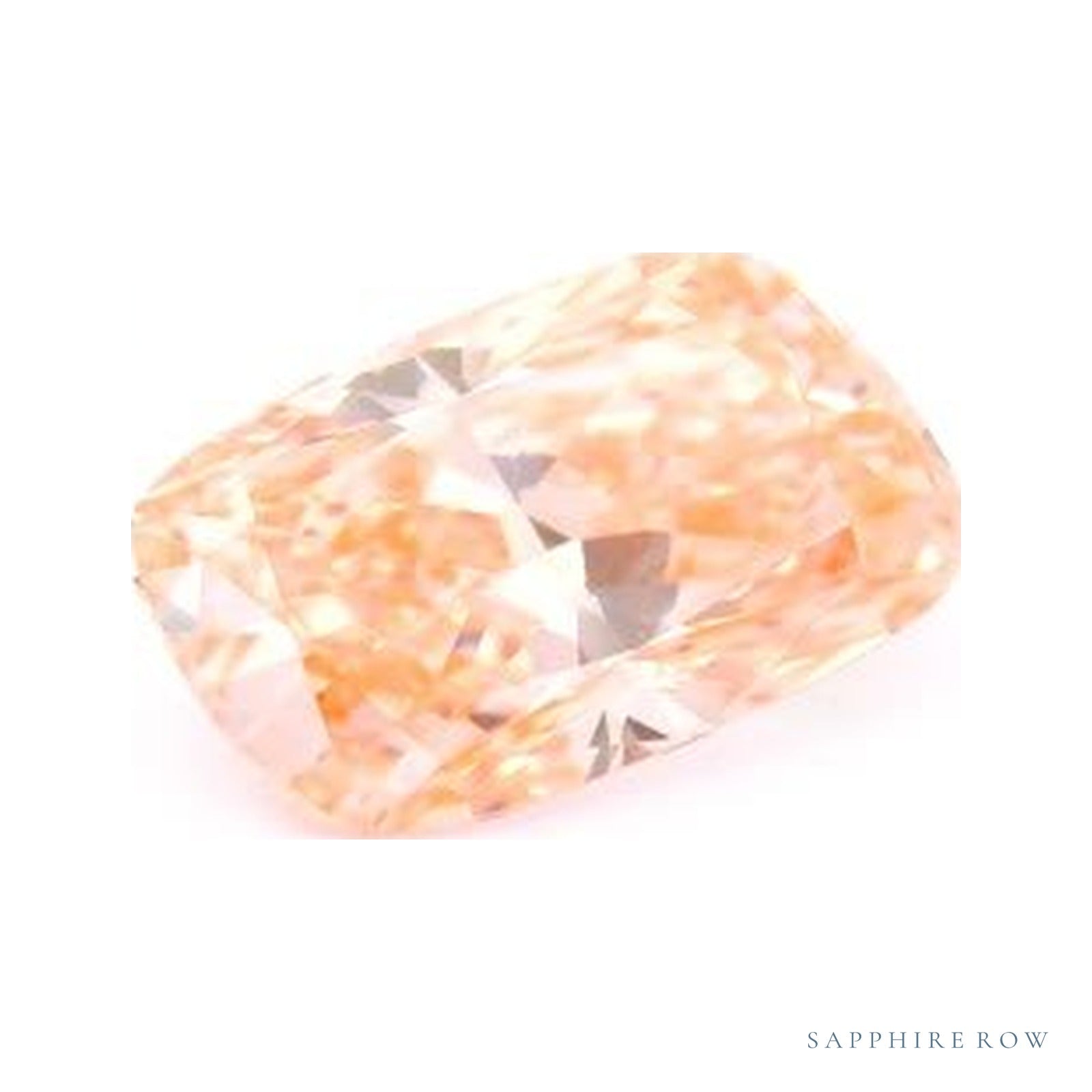 1.56 ct lab-grown fancy vivid pink diamond, elongated cushion cut | Sapphire Row · cut4