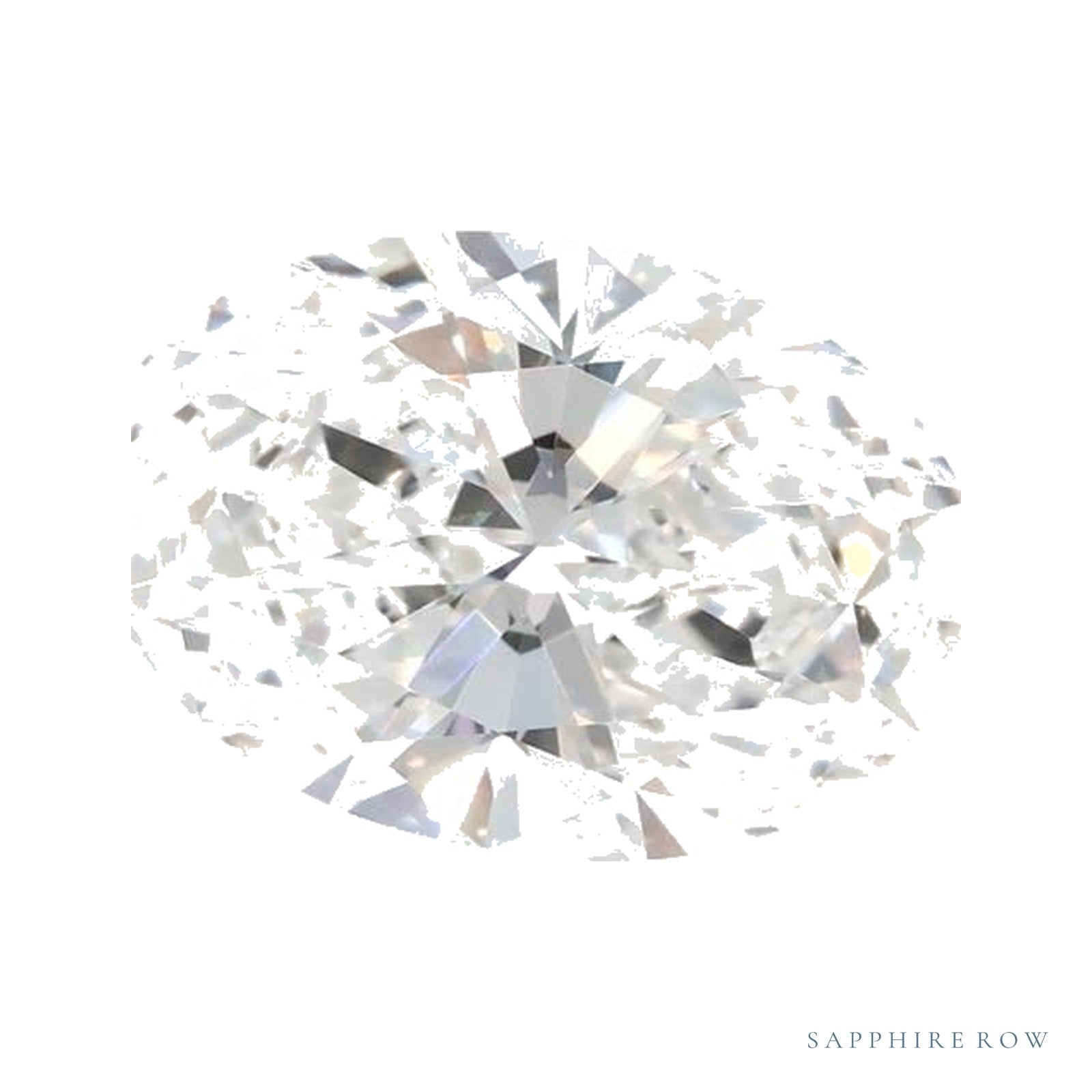 1.56 ct lab-grown diamond, oval cut | Sapphire Row · cut4
