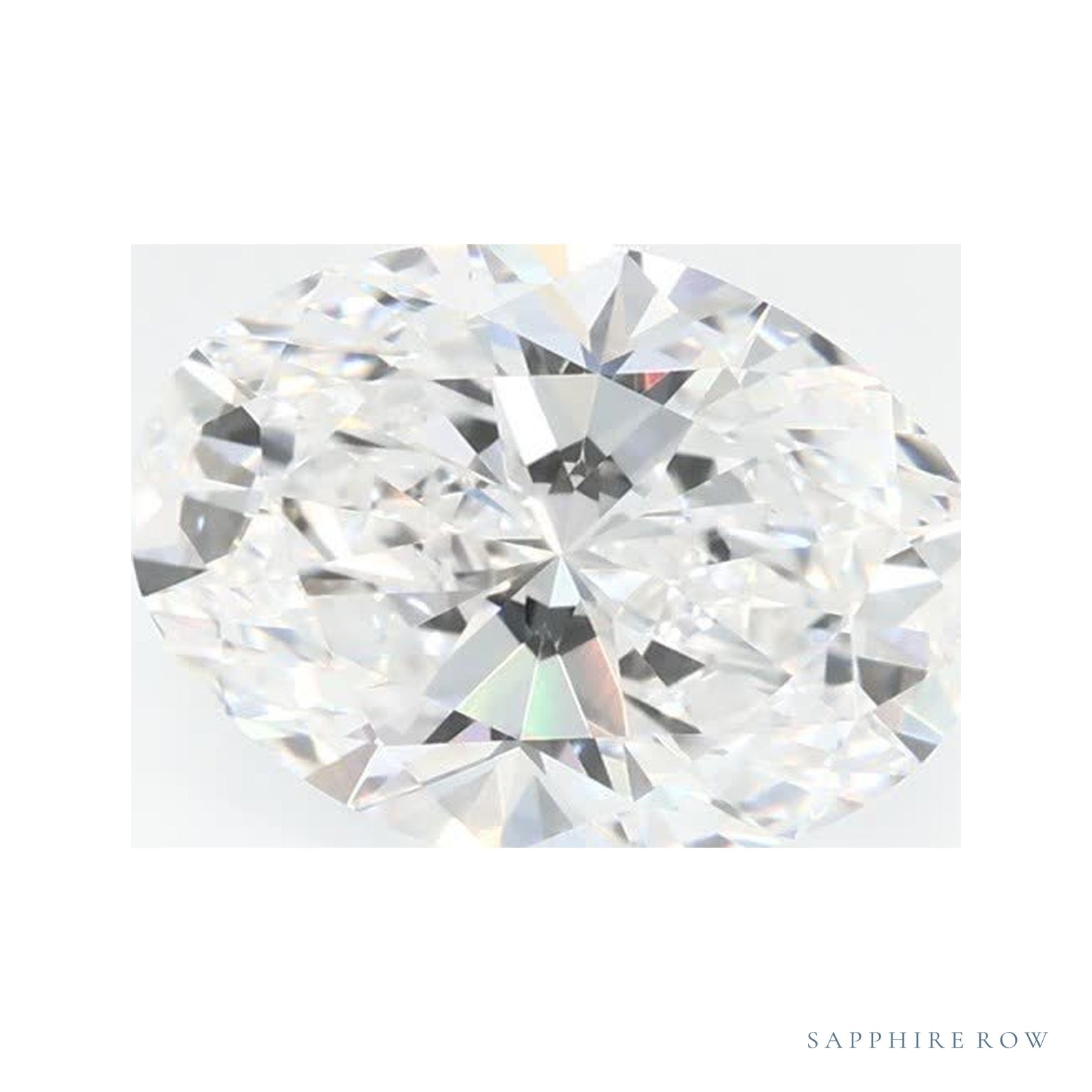 1.56 ct lab-grown diamond, oval cut | Sapphire Row · cut4