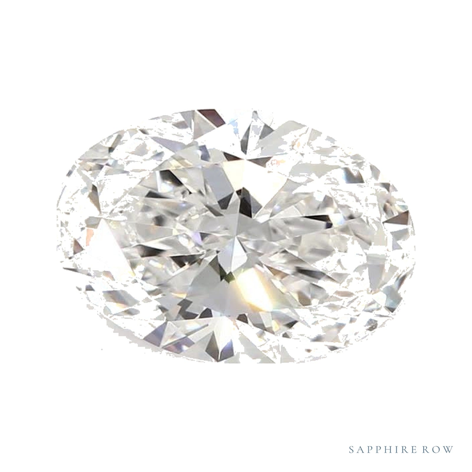 1.56 ct lab-grown diamond, oval cut | Sapphire Row · cut4