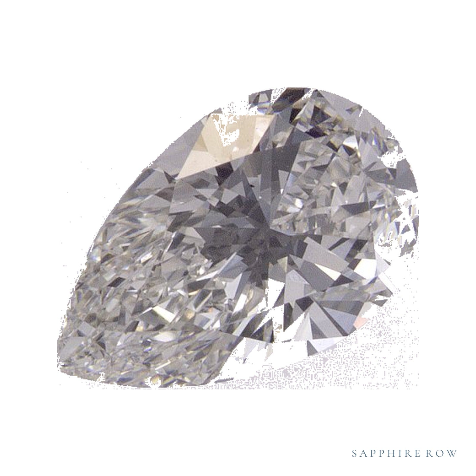 1.56 ct lab-grown diamond, pear cut | Sapphire Row · cut4