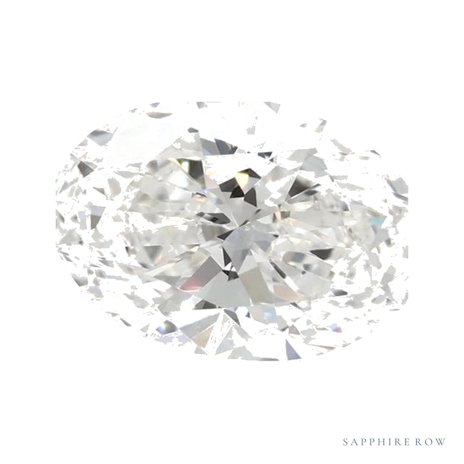 1.56 ct lab-grown diamond, oval cut | Sapphire Row · cut4