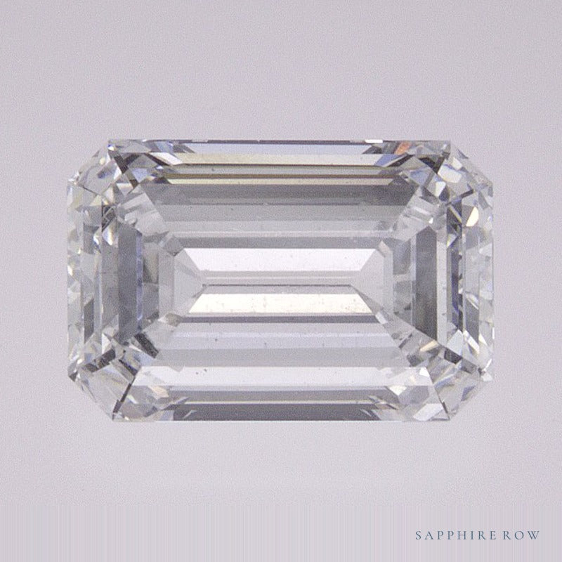1.56 ct lab-grown diamond, emerald cut | Sapphire Row · cut6