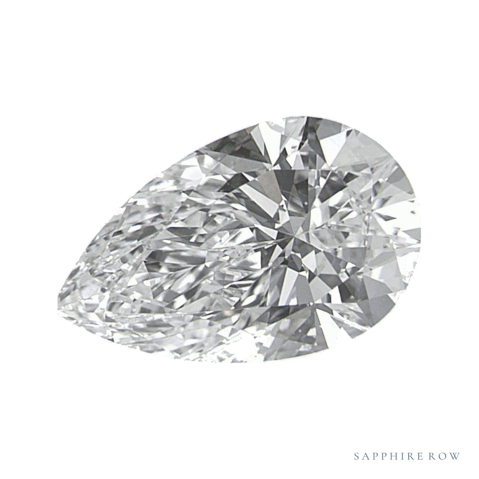 1.56 ct lab-grown diamond, pear cut | Sapphire Row · cut4